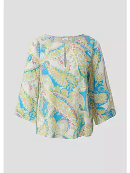 Блуза sOliver BLACK LABEL 3/4 Arm, цвет creme-mehrfarbig