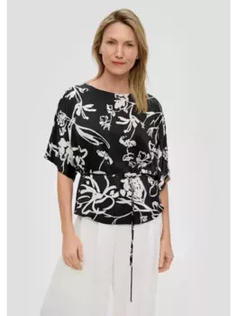 Блуза sOliver BLACK LABEL 3/4 Arm, черный