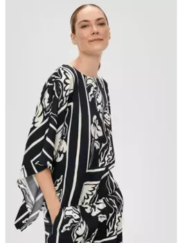 Блуза sOliver BLACK LABEL 3/4 Arm, черный