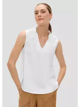 Блуза sOliver BLACK LABEL keine rmellnge, белый