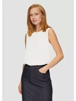 Блуза sOliver BLACK LABEL keine rmellnge, кремовый