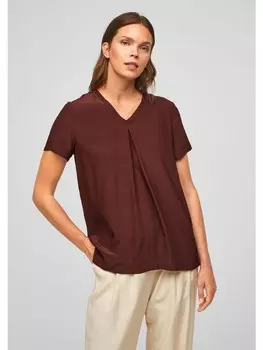 Блуза sOliver BLACK LABEL kurzarm, красный