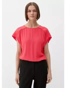 Блуза sOliver BLACK LABEL kurzarm, розовый