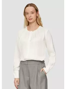 Блуза sOliver BLACK LABEL langarm, кремовый