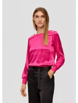 Блуза sOliver BLACK LABEL langarm, розовый