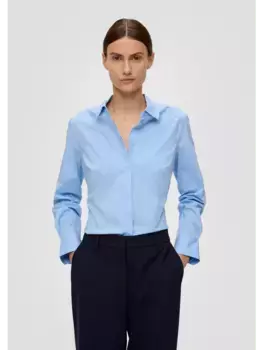 Блуза sOliver BLACK LABEL langarm, синий