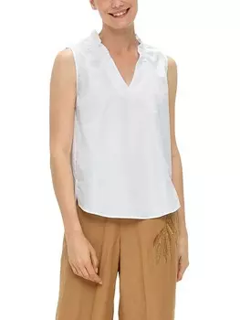 Блуза sOliver BLACK LABEL ntop, белый