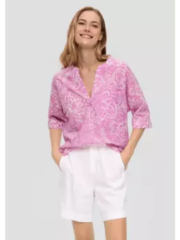 Блуза sOliver kurzarm, розовый