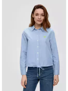 Блуза sOliver langarm, цвет blau-wei