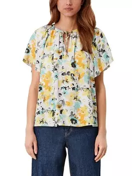 Блуза SOLIVER RED LABEL, цвет wei/gelb/hellblau