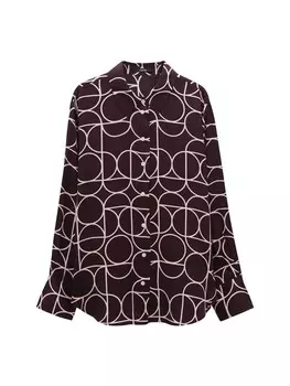 Блуза someday, цвет plum