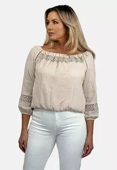 Блуза SPANISH REGINA FASHION, бежевый