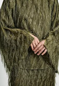 Блуза SPARKLE FRINGE Next, зеленый