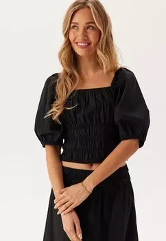 Блуза SQUARE Bubbleroom, черный