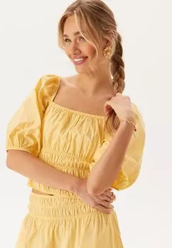 Блуза SQUARE Bubbleroom, желтый