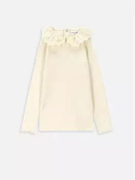 Блуза стандартного кроя Coccodrillo, экрю