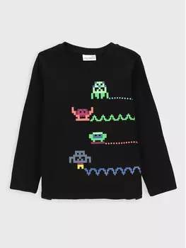 Блуза стандартного кроя Coccodrillo, черный