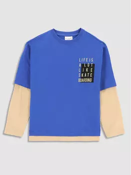 Блуза стандартного кроя Coccodrillo, синий