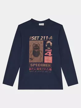 Блуза стандартного кроя Coccodrillo, синий