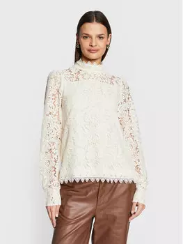 Блуза стандартного кроя Cream, экрю