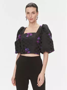 Блуза стандартного кроя Custommade, черный