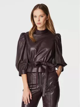 Блуза стандартного кроя Custommade, фиолетовый