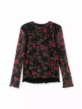 Блуза стандартного кроя Desigual, черный
