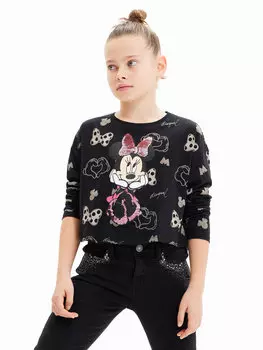 Блуза стандартного кроя Desigual, черный