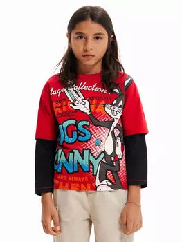 Блуза стандартного кроя Desigual, красный