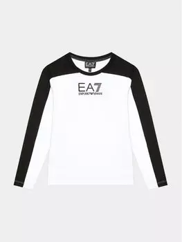 Блуза стандартного кроя Ea7 Emporio Armani, белый