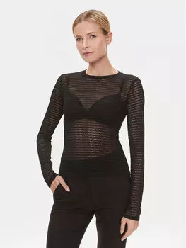 Блуза стандартного кроя Edited, черный