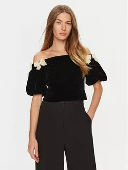 Блуза стандартного кроя Eleh, черный