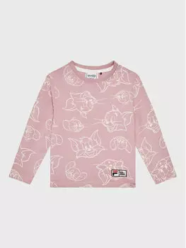 Блуза стандартного кроя Fila, фиолетовый