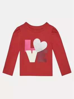 Блуза стандартного кроя Gap, красный