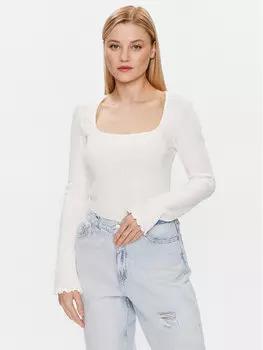 Блуза стандартного кроя Gina Tricot, белый