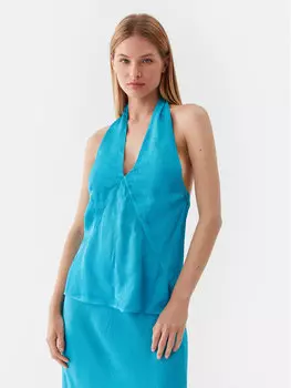 Блуза стандартного кроя Herskind, синий