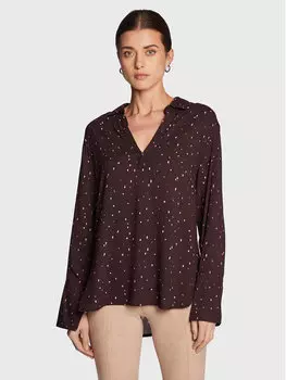 Блуза стандартного кроя Ichi, коричневый