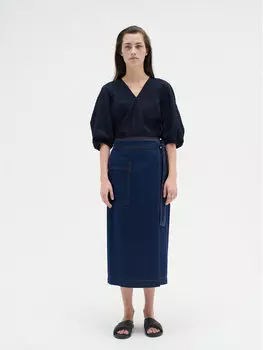 Блуза стандартного кроя Inwear, синий