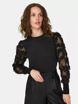 Блуза стандартного кроя Jdy, черный