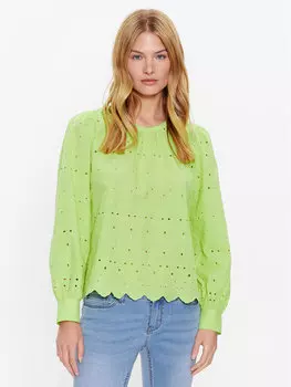 Блуза стандартного кроя Jdy, зеленый