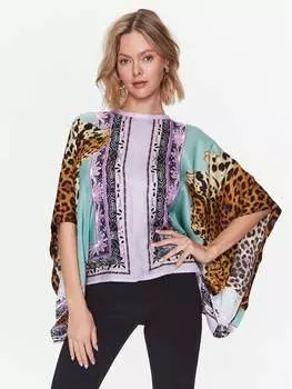 Блуза стандартного кроя Just Cavalli, мультиколор