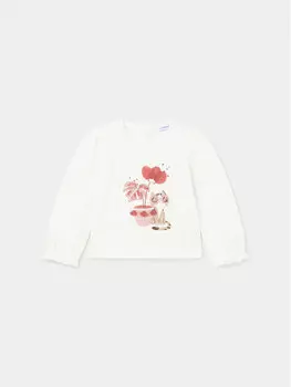 Блуза стандартного кроя Mayoral, экрю