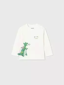 Блуза стандартного кроя Mayoral, экрю