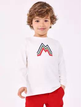 Блуза стандартного кроя Mayoral, экрю