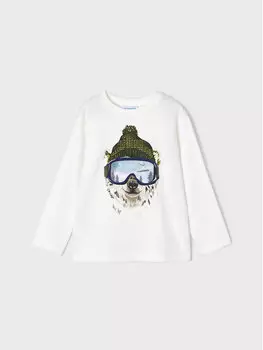 Блуза стандартного кроя Mayoral, экрю