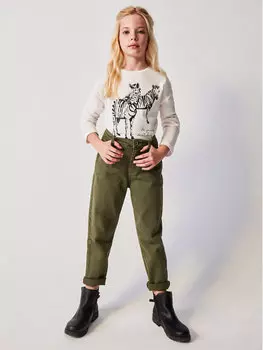 Блуза стандартного кроя Mayoral, экрю