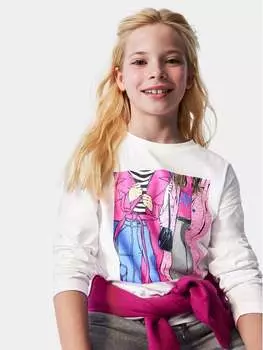 Блуза стандартного кроя Mayoral, экрю