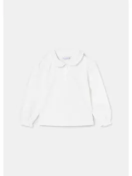 Блуза стандартного кроя Mayoral, экрю
