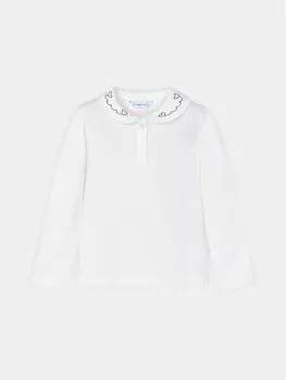 Блуза стандартного кроя Mayoral, экрю
