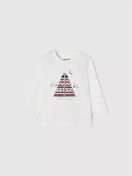 Блуза стандартного кроя Mayoral, белый